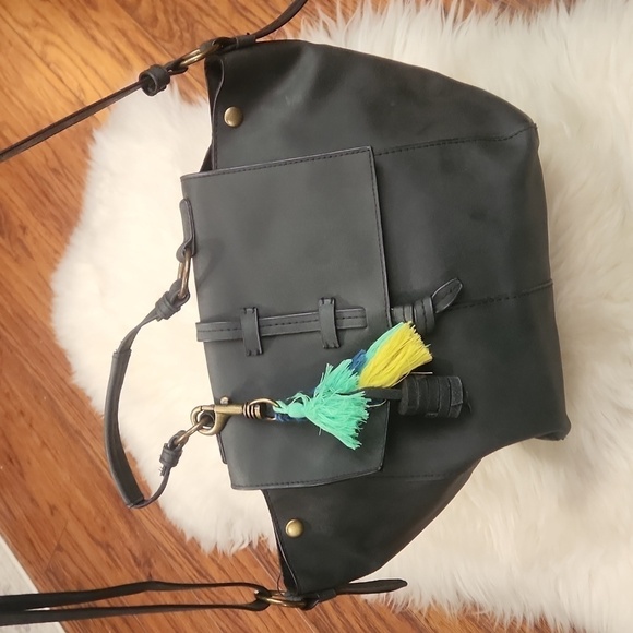 Mystic River Black Satchel Bag - Picture 8 of 9